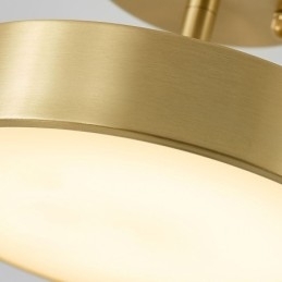 Guld Kobber Mini Rund Loftslampe