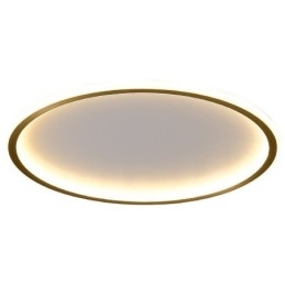 Flush Mount Loftslampe Runde lysarmaturer Tricolor dæmpning