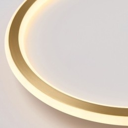 Flush Mount Loftslampe Runde lysarmaturer Tricolor dæmpning