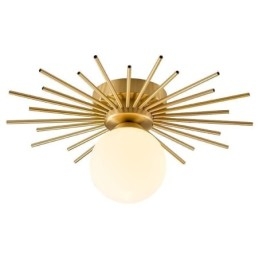Moderne 1 lys Flush Mount Loftslampe Globe Loftlampe