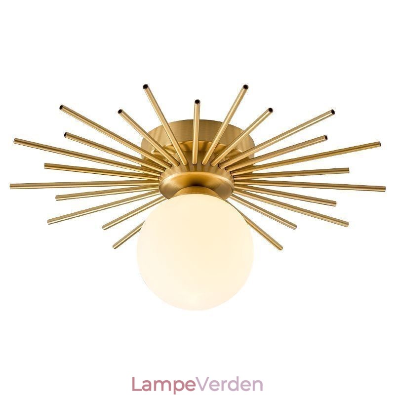 Moderne 1 lys Flush Mount Loftslampe Globe Loftlampe