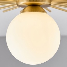 Moderne 1 lys Flush Mount Loftslampe Globe Loftlampe