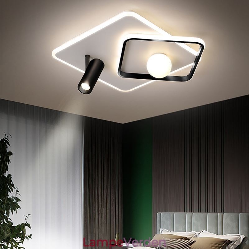 Flush Mount akryl firkantet loftslys spotlight