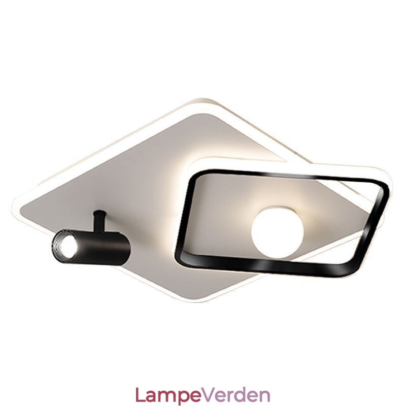 Flush Mount akryl firkantet loftslys spotlight