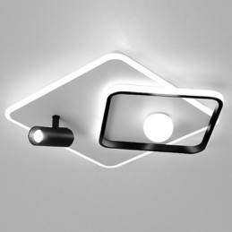 Flush Mount akryl firkantet loftslys spotlight