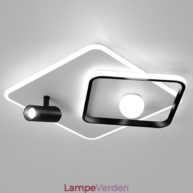 Flush Mount akryl firkantet loftslys spotlight