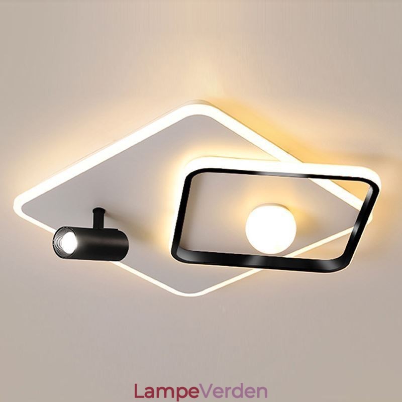 Flush Mount akryl firkantet loftslys spotlight