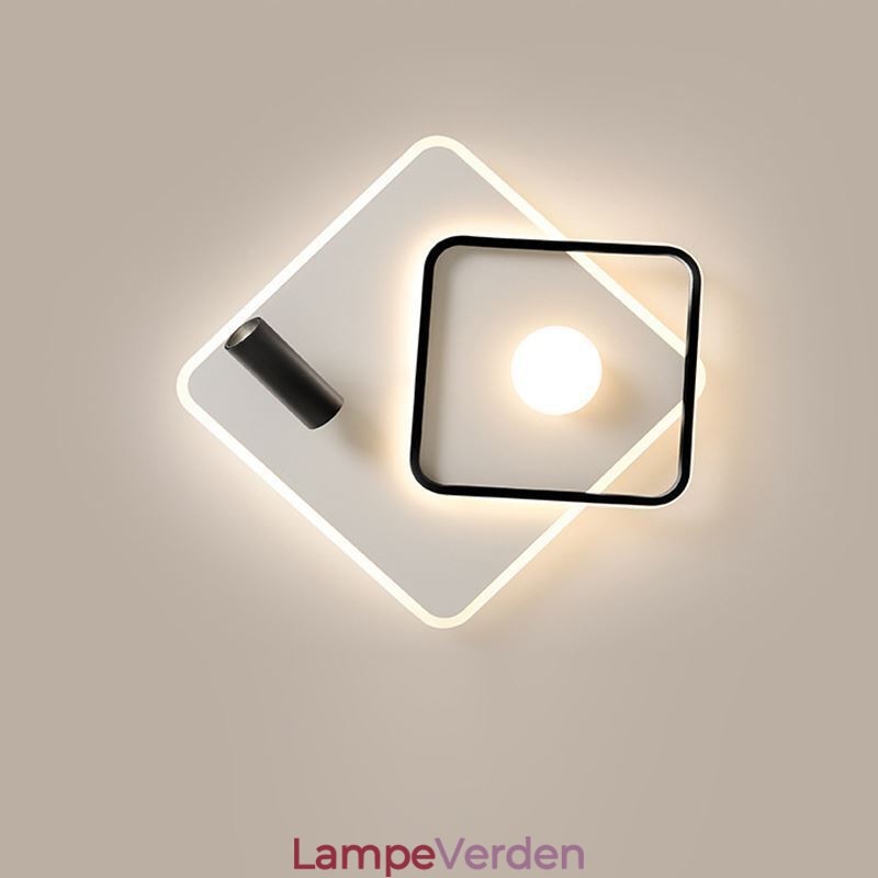 Flush Mount akryl firkantet loftslys spotlight