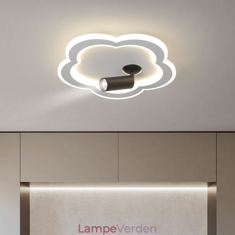 Flush Mount akryl Flower Shape Loftslys Spotlight
