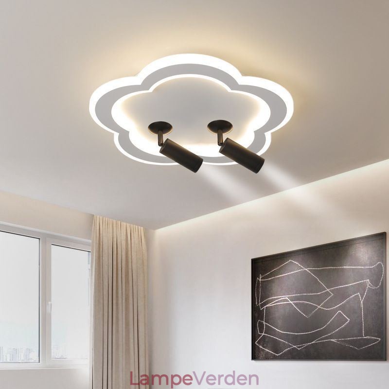 Flush Mount akryl Flower Shape Loftslys Spotlight