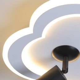 Flush Mount akryl Flower Shape Loftslys Spotlight