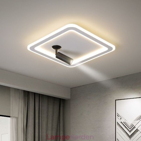 Firkantet flush Mount Loftslampe Akryl Spotlight Firkantet flush Mount Loftslampe Akryl Spotlight