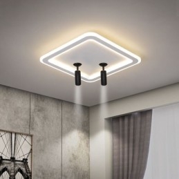 Firkantet flush Mount Loftslampe Akryl Spotlight