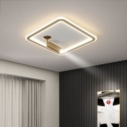Firkantet flush Mount Loftslampe Akryl Spotlight