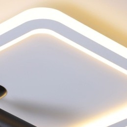 Firkantet flush Mount Loftslampe Akryl Spotlight