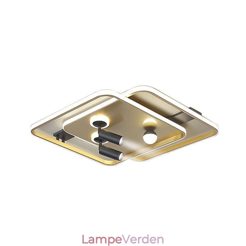 Firkantet flush Mount akryl loftslys spotlight