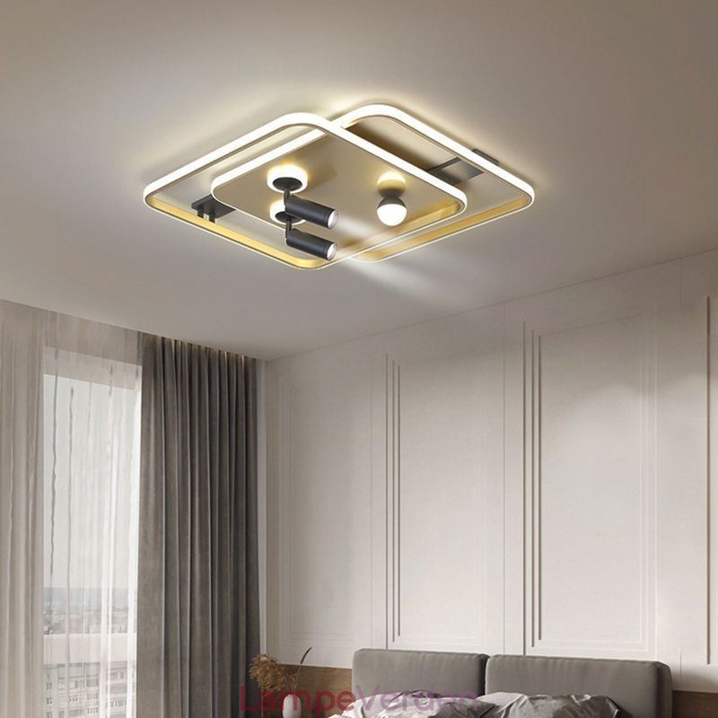 Firkantet flush Mount akryl loftslys spotlight
