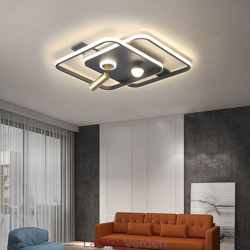 Firkantet flush Mount akryl loftslys spotlight