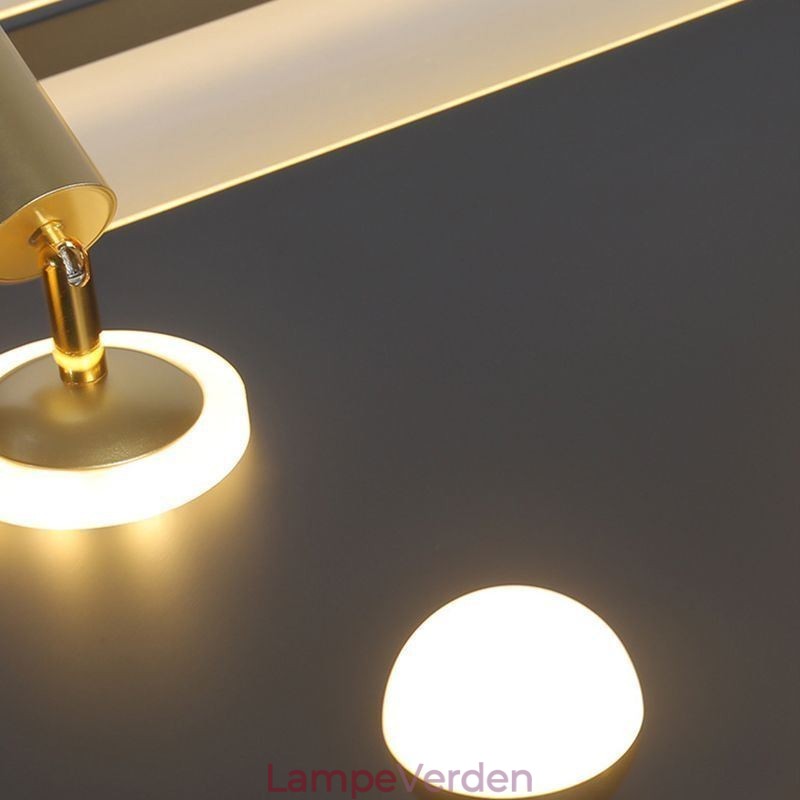 Firkantet flush Mount akryl loftslys spotlight