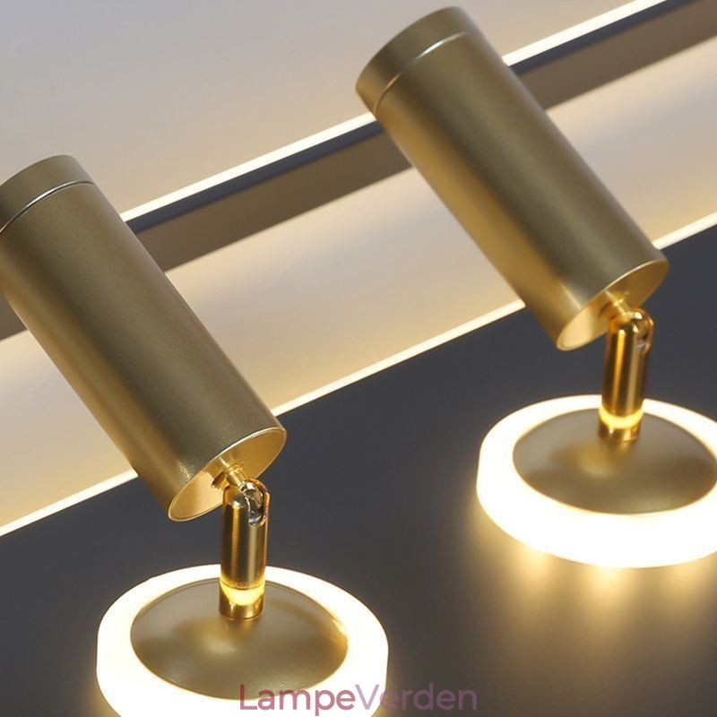 Firkantet flush Mount akryl loftslys spotlight