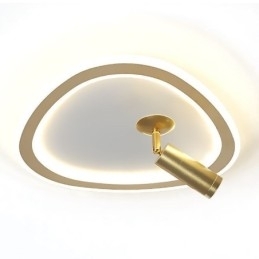 Loftslys Akryl Trekant Flush Mount Spotlight