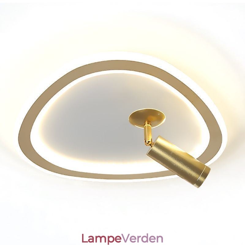 Loftslys Akryl Trekant Flush Mount Spotlight