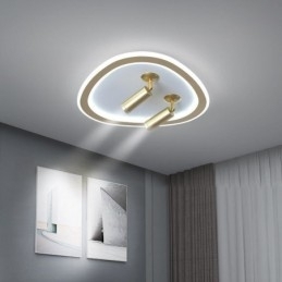 Loftslys Akryl Trekant Flush Mount Spotlight