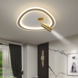 Loftslys Akryl Trekant Flush Mount Spotlight