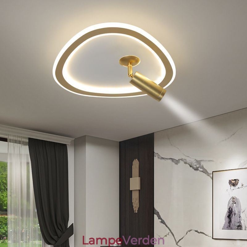 Loftslys Akryl Trekant Flush Mount Spotlight