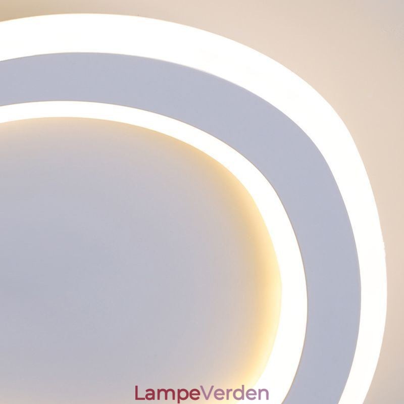 Loftslys Akryl Trekant Flush Mount Spotlight