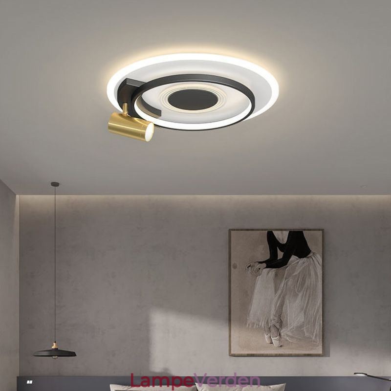 Geometrisk flush Mount akryl loftslys spotlight