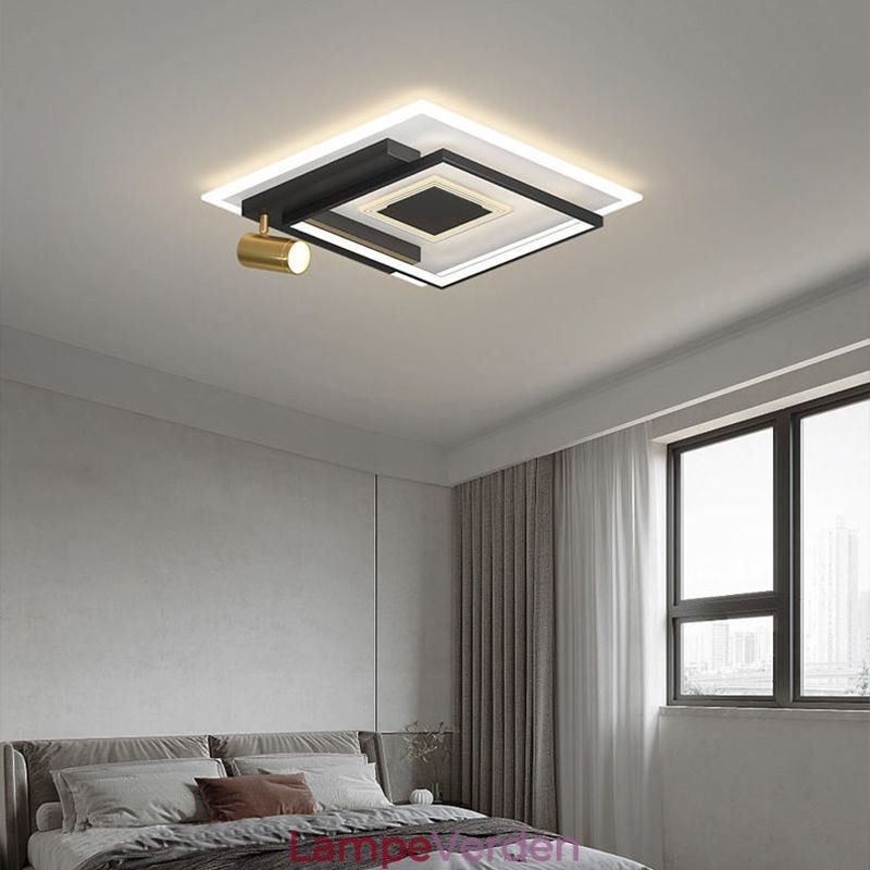 Geometrisk flush Mount akryl loftslys spotlight