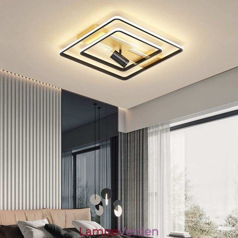 Geometrisk flush Mount akryl loftslys spotlight