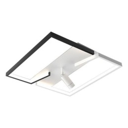 Loftslampe Sort & Hvid Akryl Belysning Spotlight