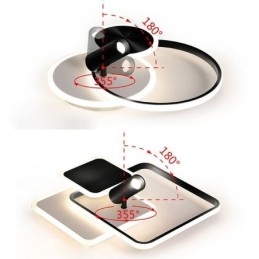 Loftslampe Creative Akryl Flush Mount Spotlight