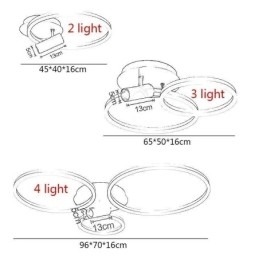 Loftslampe børstet guld Halo Ring Belysning Spotlight