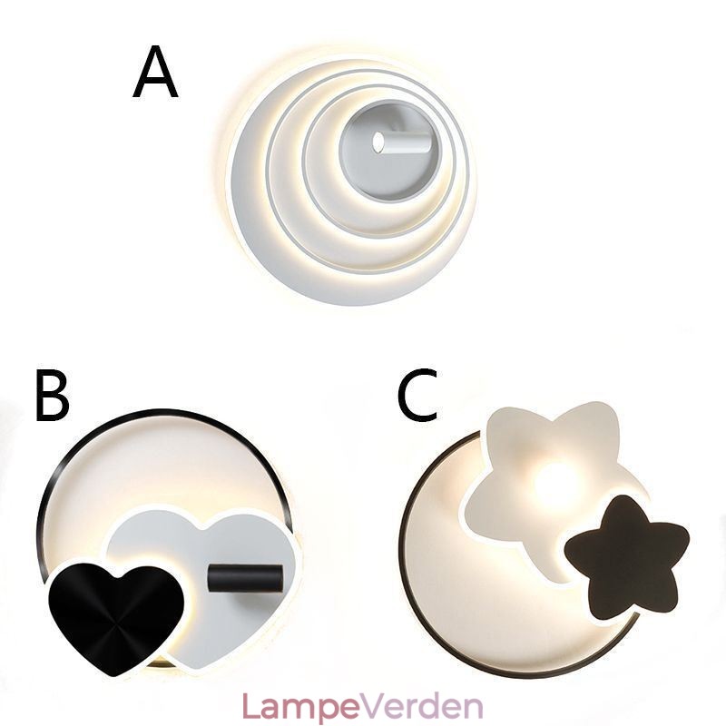 Loftslys Creative Akryl Flush Mount Spotlight