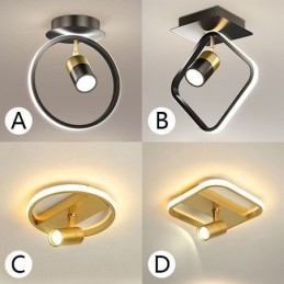 Akryl Loftslampe Minimalistisk Dekor Lys Spotlight