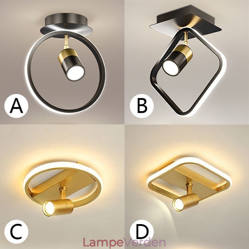 Akryl Loftslampe Minimalistisk Dekor Lys Spotlight