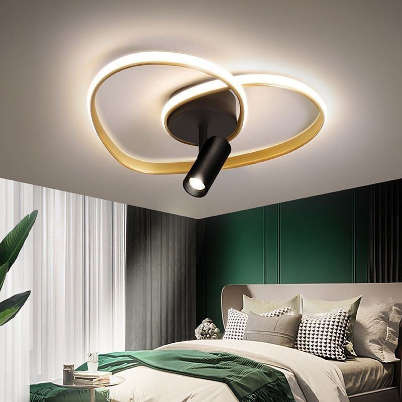 Flush Mount Børstet Guld Hjerteform Belysning Spotlight