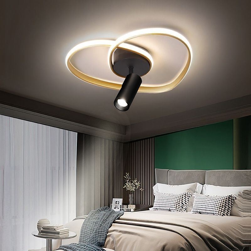 Flush Mount Børstet Guld Hjerteform Belysning Spotlight