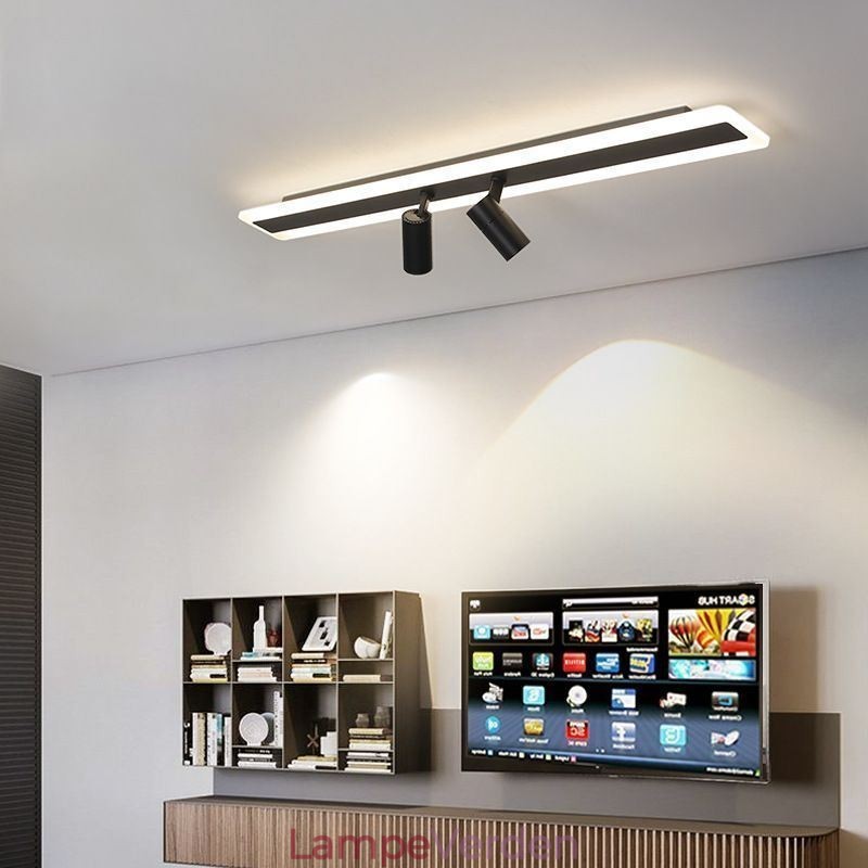 Lineær Flush Mount akryl loftslampe Spotlight