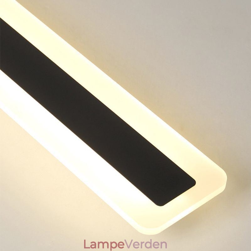 Lineær Flush Mount akryl loftslampe Spotlight