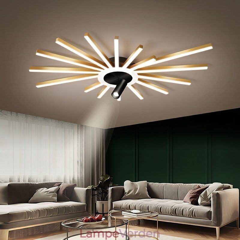Flush Mount akryl uregelmæssig lineær lampe Spotlight