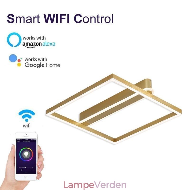 Akryl firkantet indbygningsloftslampe