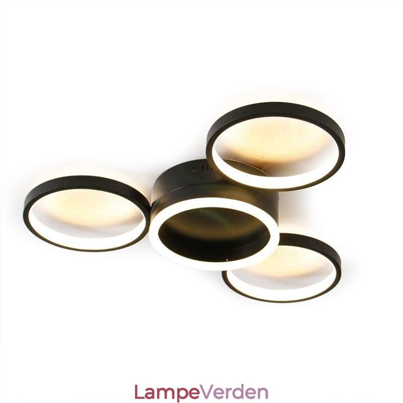 4 Ring Flush Mount Loftslampe