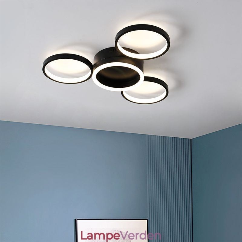 4 Ring Flush Mount Loftslampe
