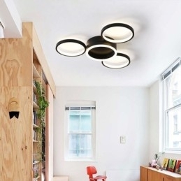 4 Ring Flush Mount Loftslampe