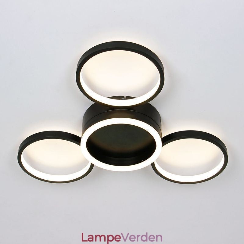 4 Ring Flush Mount Loftslampe