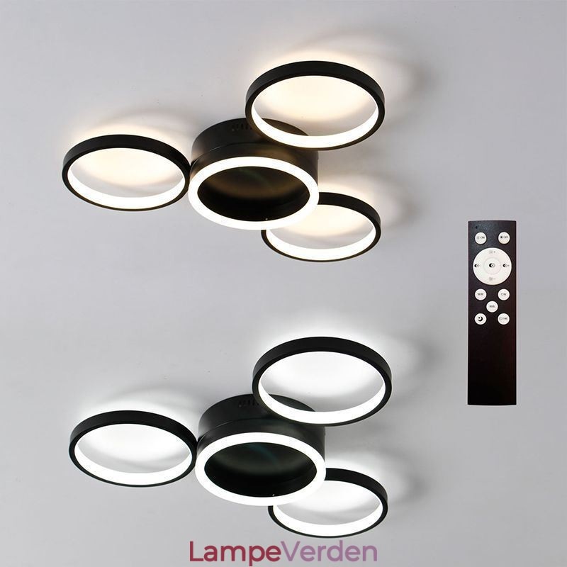 4 Ring Flush Mount Loftslampe